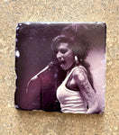Glasunderlägg Marmor Amy Winehouse I