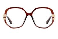 Läsglasögon Elmira Transparent Brun