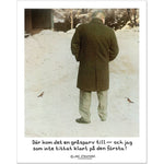 Affisch Jan Stenmark "Gråsparv" 24x30 cm.