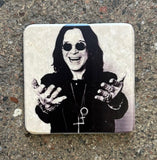 Glasunderlägg Marmor Ozzy Osbourne