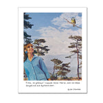 Affisch Jan Stenmark "Gråmus" 24x30 cm.