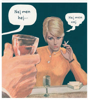 Kylskåpsmagnet Jan Stenmark "Hej"