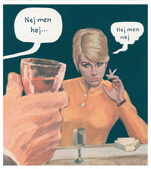 Kylskåpsmagnet Jan Stenmark "Hej"
