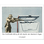 Affisch Jan Stenmark "Älgen" 24x30 cm.