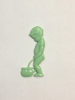 Toalettskylt "Kissepojke" Mint