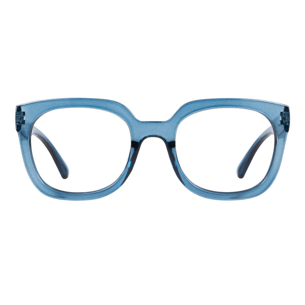 Läsglasögon Mariella Transparent blå